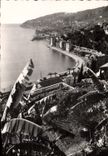 MODERN CARD Villefranche On Sea Seen On the City the Port And the Cape Of Nice taken between the banana trees