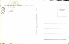 CPM Villefranche Sur Mer Vue Generale Et La Rade