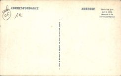 VINTAGE POSTCARD Peira Undermined Church And the Alpine range