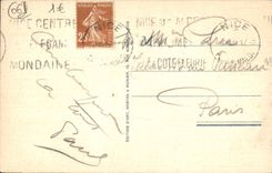 VINTAGE POSTCARD Laces Of the Collar De Braus Road Of Nice In Italy