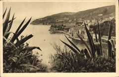 CPA Villefranche La Ville Vue De La Corniche