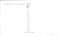 POSTAL MODERNA aldea de Eze la entrada del museo