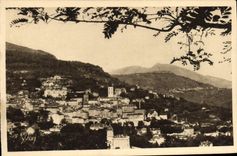 Catarata de la POSTAL de la VENDIMIA de la opinión del lobo de graso