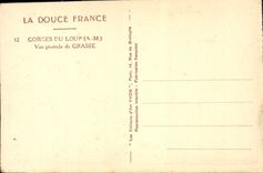 Catarata de la POSTAL de la VENDIMIA de la opinión del lobo de graso