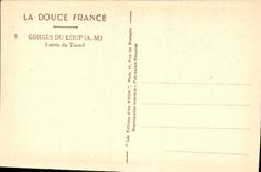 VINTAGE POSTCARD Falls Of the Wolf Entered Of the Tunnel