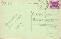 VINTAGE POSTCARD Coulommiers Ruins Of the Capuchins