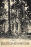 VINTAGE POSTCARD Chenoise Ruins De I' Eglise De I' Abbaye of the drill of Jouy