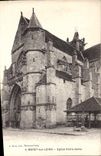 VINTAGE POSTCARD Moret On Loing Notre Dame Church