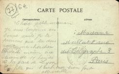 VINTAGE POSTCARD Montigny On Loing View On Loing