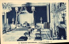 CPA Palais De Fontainebleau La Salle Du Trone