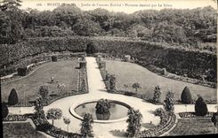 CPA Meaux Jardin De I'Ancien Eveche Parterre dessine par Le Notre