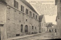 VINTAGE POSTCARD Layered branches Seen External Of the Barn In Dimes