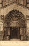 VINTAGE POSTCARD Layered branches Gate De I' Eglise Ayoul Saint
