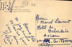 VINTAGE POSTCARD St Paul View taken of Holy Fiol Antonin