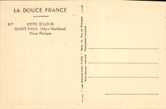 VINTAGE POSTCARD Saint Paul Old man Gantry