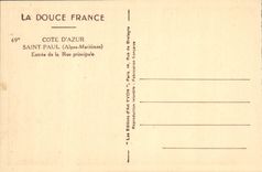 CPA Saint Paul Entree De La Rue Principale