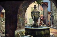 CPA Saint Paul De Vence La Fontaine