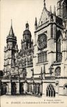 VINTAGE POSTCARD Evreux the Cathedral and the Cloister of Eveche