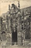 VINTAGE POSTCARD Louviers the Church Porch