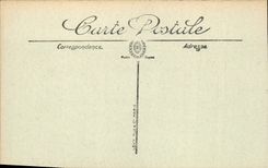 VINTAGE POSTCARD Holy Valery On Somme the Abbey ruins of the vault