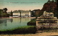 CPA Rambouillet Le Sphinx Et Le Chateau