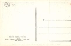 VINTAGE POSTCARD Peira Undermined the track of toboggans