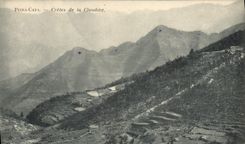 VINTAGE POSTCARD Peira Undermined Peaks of the Claudine