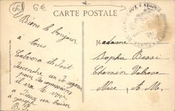 VINTAGE POSTCARD Peira Cava View Estival Station Cleans air