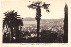 CPA Cannes Vue Generale Prise de la Californie