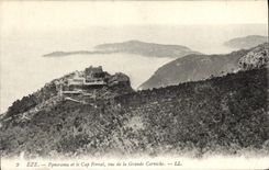 CPA Eze Panorama et le Cap Ferrat Vus de la Grande corniche