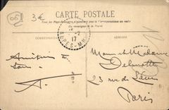 POSTAL Eze de la VENDIMIA visto de las rocas tomadas del camino de la cornisa