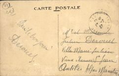 VINTAGE POSTCARD Lagny Edges of the Marne