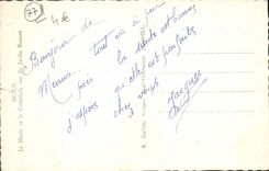 MODERN CARD Meaux the museum and the cathedral Seen of the Bossuet garden