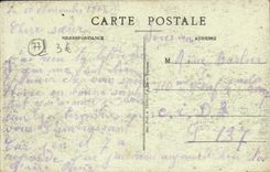 VINTAGE POSTCARD Layered branches Church Holy Cross Old St Laurent vault of the Bridges