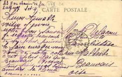 VINTAGE POSTCARD Castle of Pomponne the water part