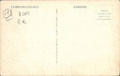 VINTAGE POSTCARD Monaco Seen from of Roquebrune