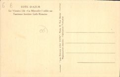 VINTAGE POSTCARD Vistaero builds on the old Roman border gallo