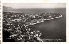 CPA Roquebrune Cap Martin Vue Sur le Cabbe et le Cap Martin