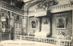 VINTAGE POSTCARD Versailles Palate of Room of Louis XIV
