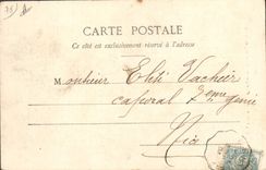 VINTAGE POSTCARD Versailles Musee Room has to sleep of Louis XIV