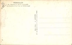 MODERN CARD Versailles Hamlet of Marie Antoinette dairy and the tower of Malboroigh