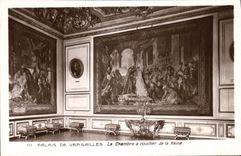 VINTAGE POSTCARD Palais Of Versailles the Room has Coucher of the Queen