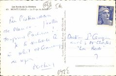 MODERN CARD Monte Carlo the Beach of Beach Monaco