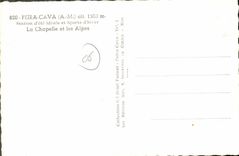 MODERN CARD Peira Undermined the vault and the Alps