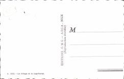 POSTAL MODERNA Eze la aldea y el cabo Ferrat