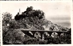 POSTAL MODERNA Eze el viaducto y la aldea