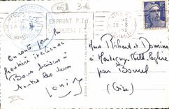 POSTAL MODERNA Eze el viaducto y la aldea