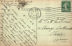 CPA Route de la grande corniche 