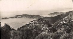 Opinión panorámica de la aguilera de Eze de la POSTAL de la VENDIMIA