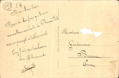 VINTAGE POSTCARD Peira Undermined the entry of the village